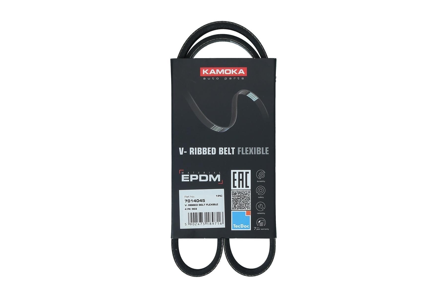 KAMOKA Serpentine belt Article number: 7014045 cheaply