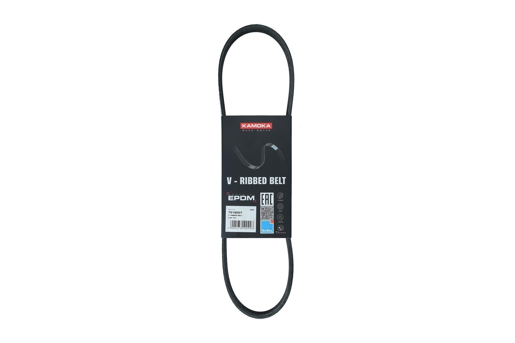 KAMOKA Serpentine belt Article number: 7015004 cheaply