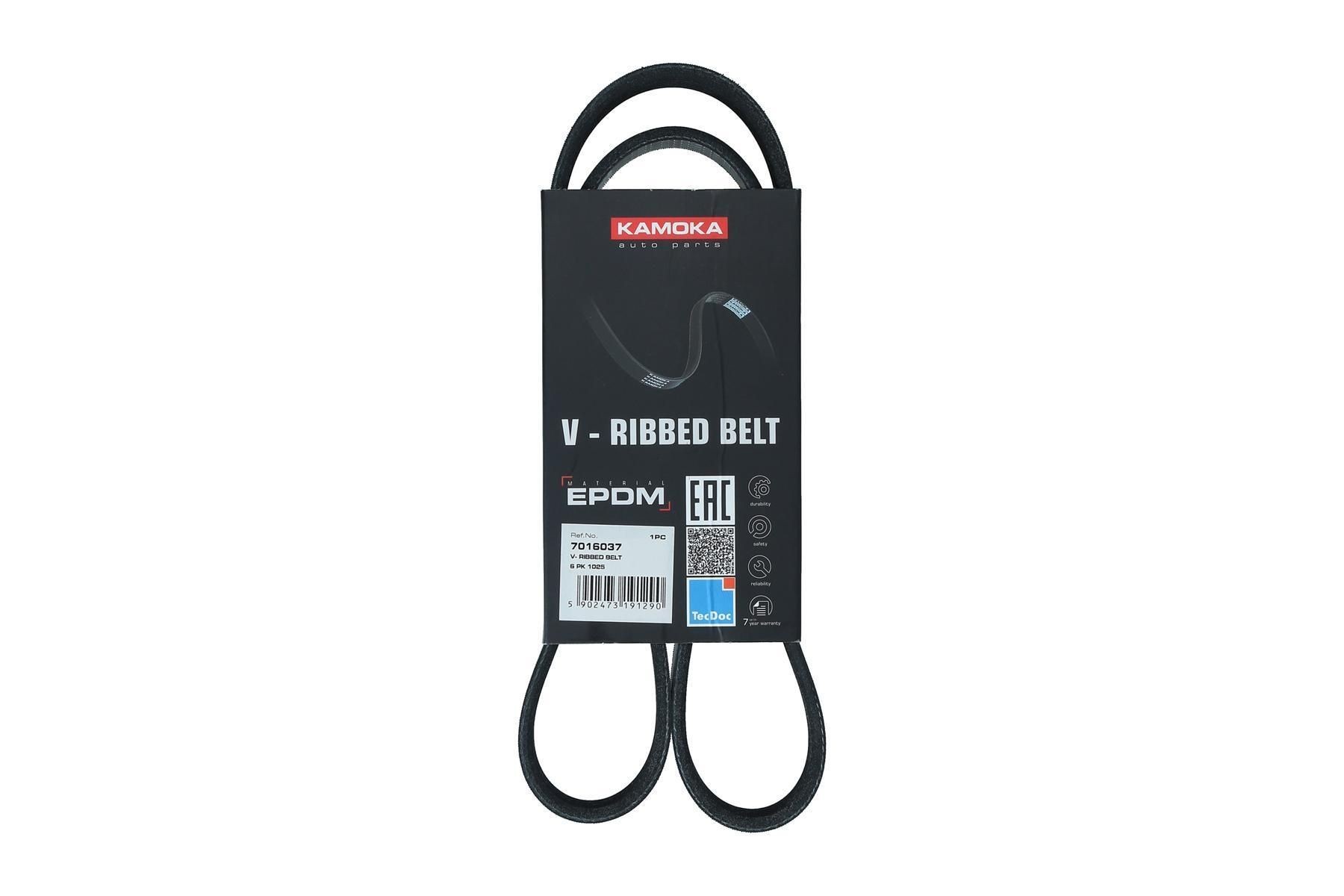 KAMOKA Serpentine belt Article number: 7015015 cheaply