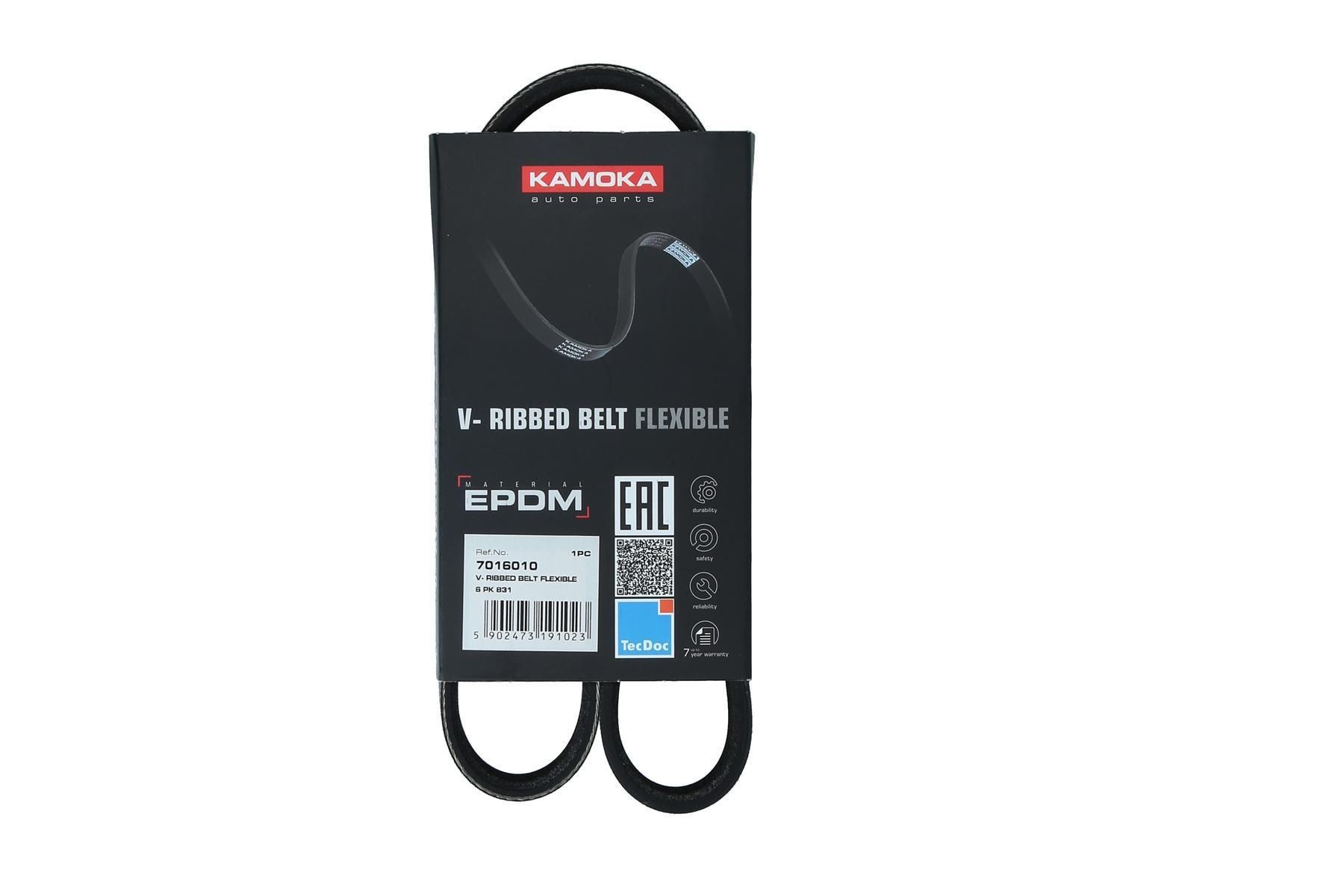 KAMOKA Serpentine belt Article number: 7015019 cheaply