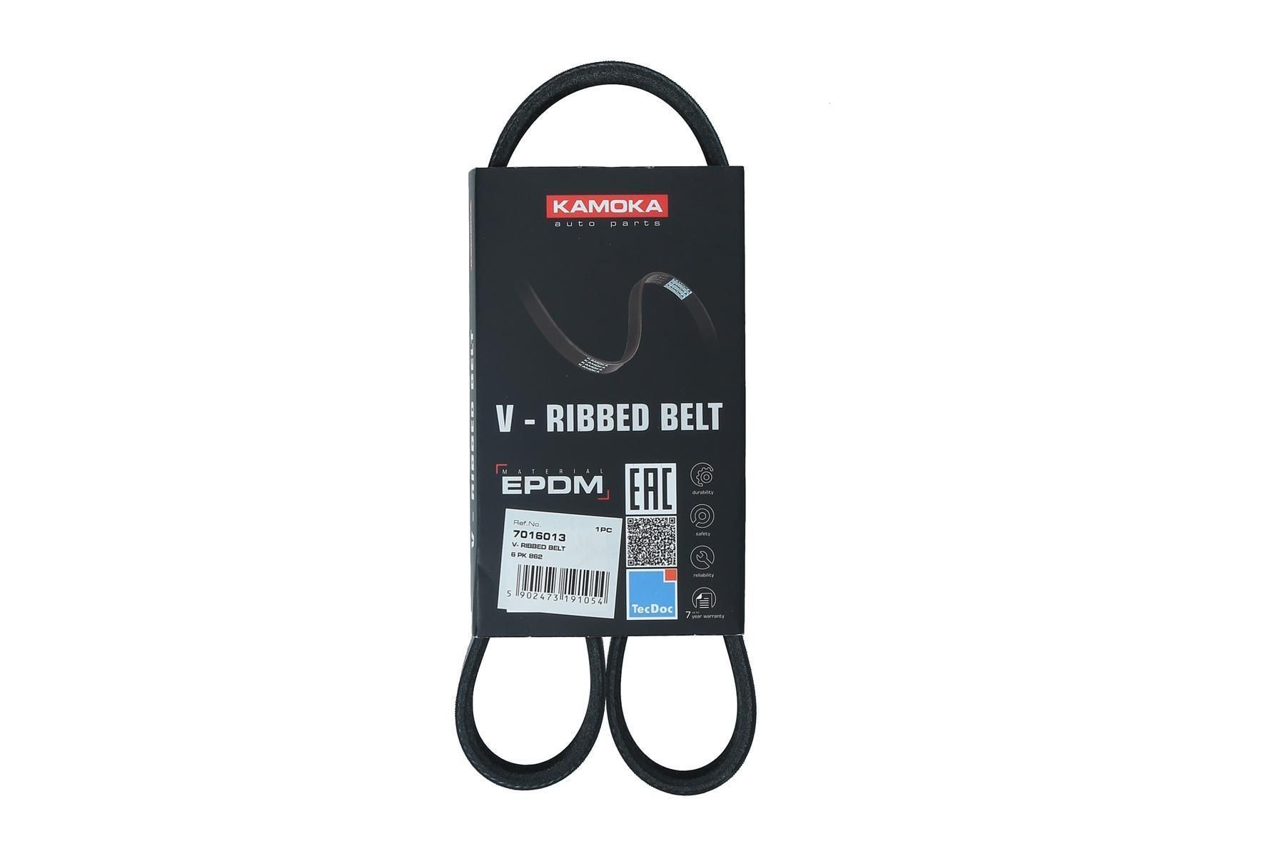 KAMOKA Serpentine belt Article number: 7016032 cheaply