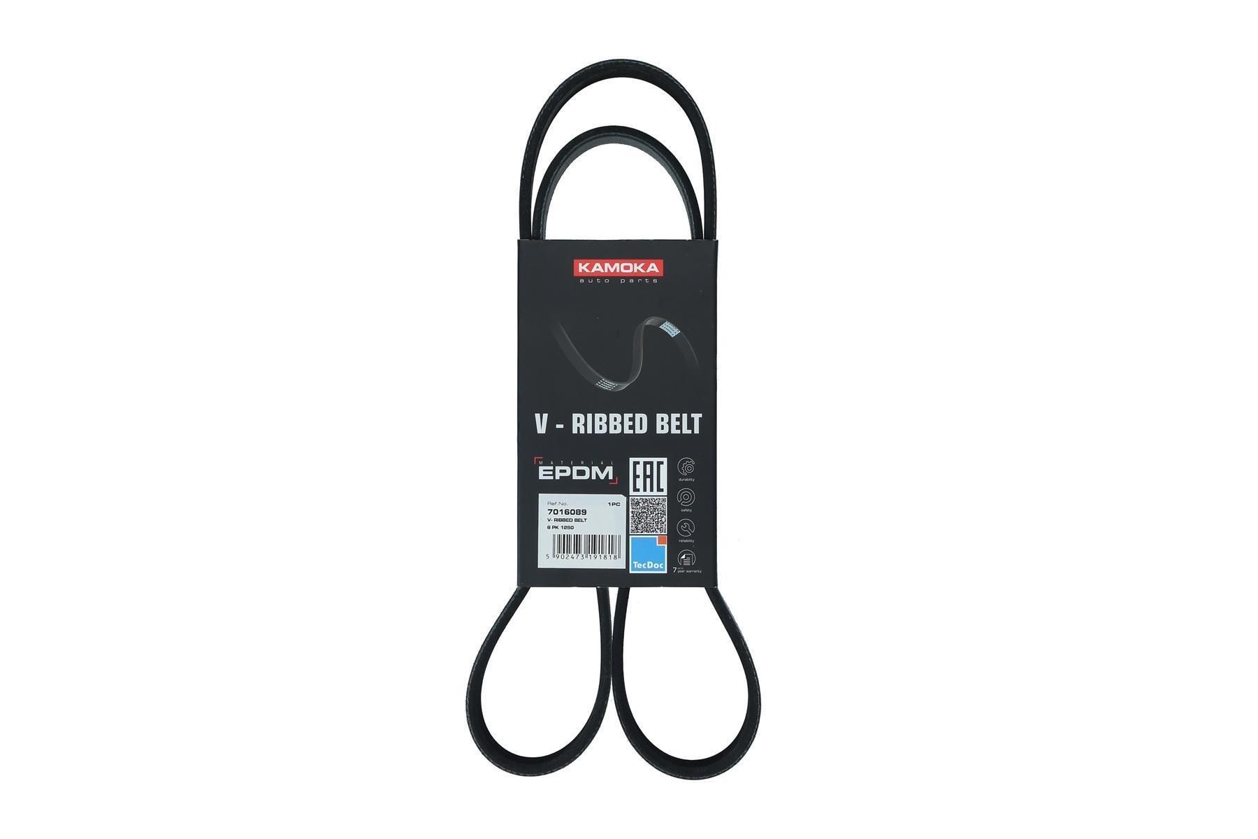 KAMOKA Serpentine belt Article number: 7016045 cheaply