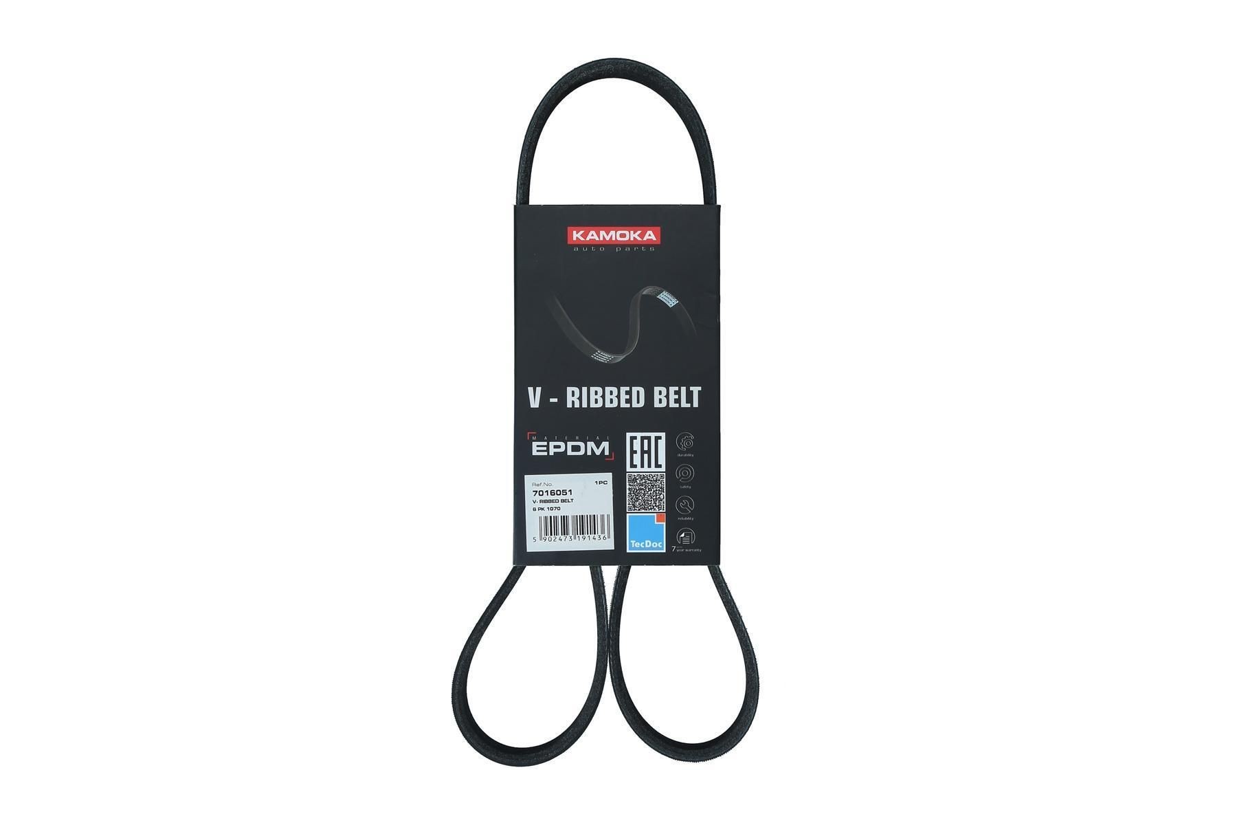KAMOKA Serpentine belt Article number: 7016051 cheaply
