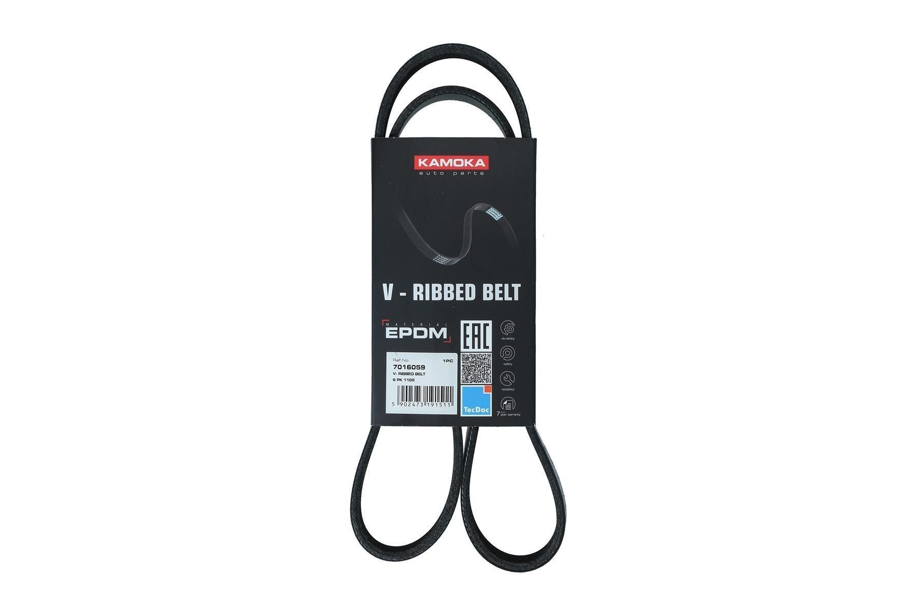 KAMOKA Serpentine belt Article number: 7016059 cheaply