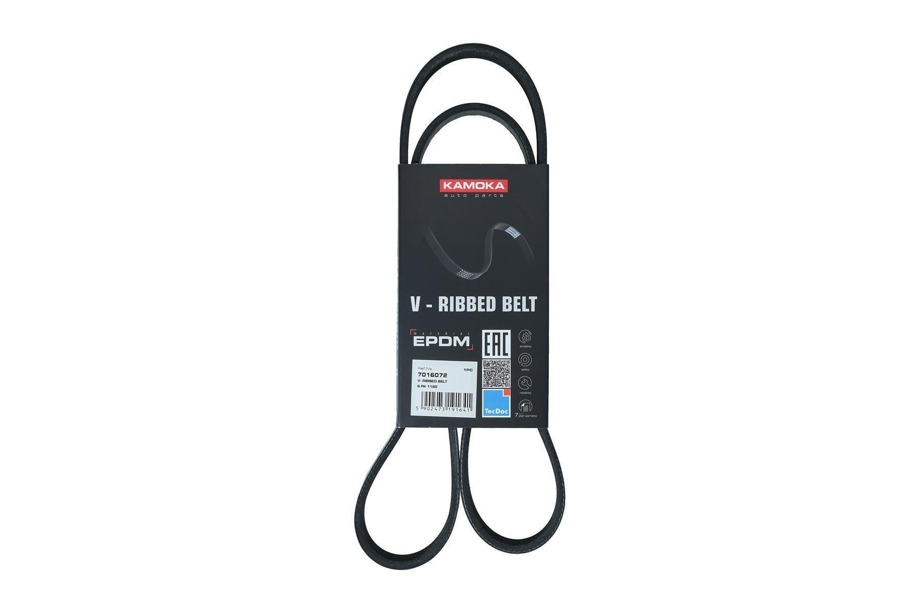 KAMOKA Serpentine belt Article number: 7016072 cheaply