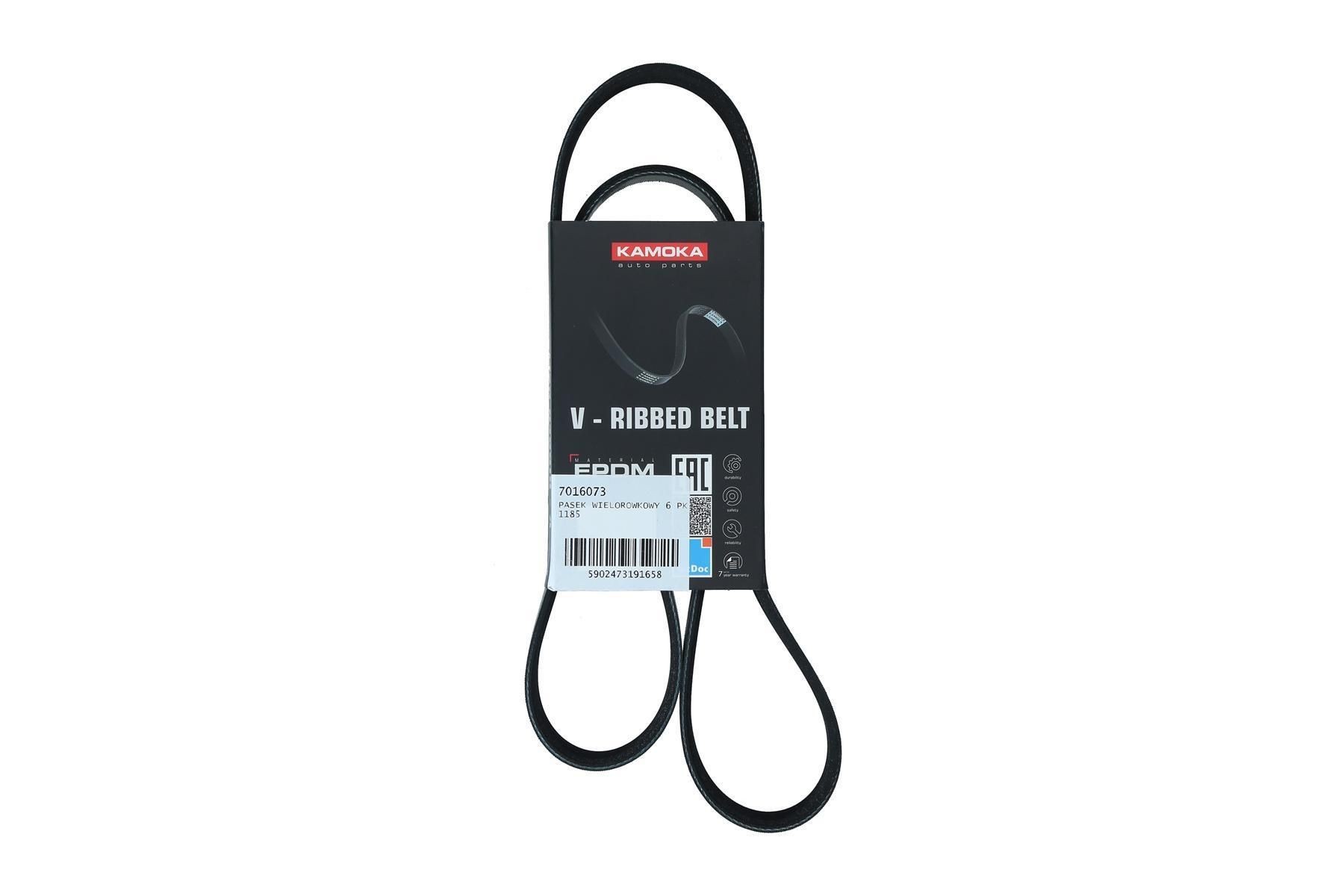 KAMOKA Serpentine belt Article number: 7016073 cheaply