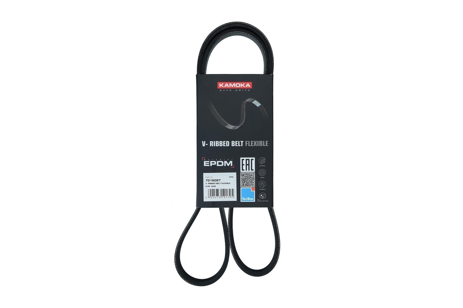 KAMOKA Serpentine belt Article number: 7016087 cheaply