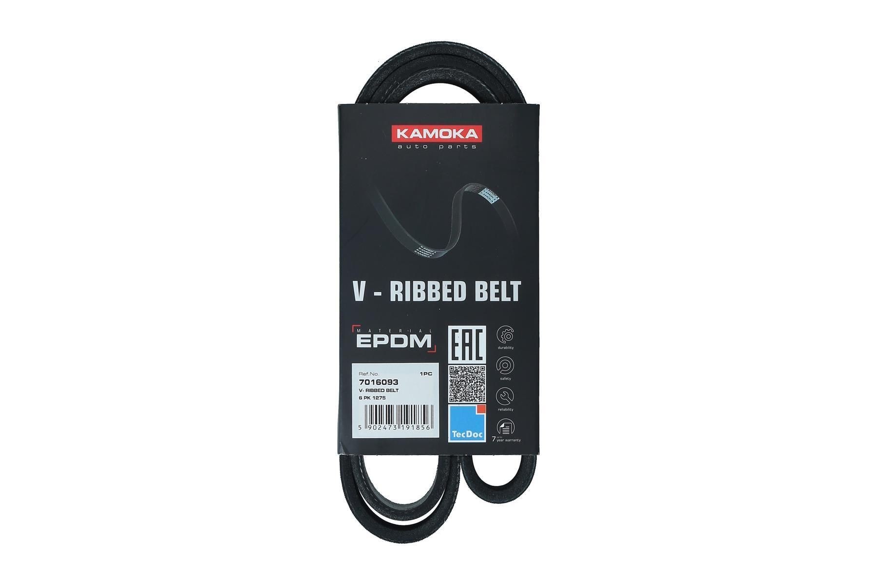 KAMOKA Serpentine belt Article number: 7016093 cheaply