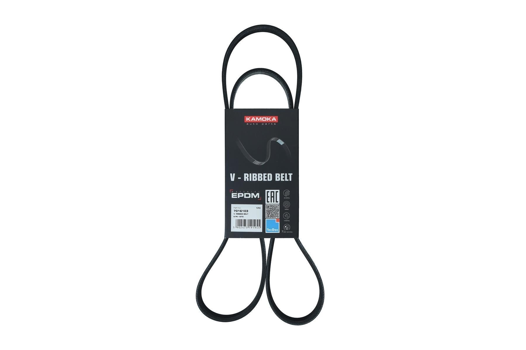 KAMOKA Serpentine belt Article number: 7016103 cheaply