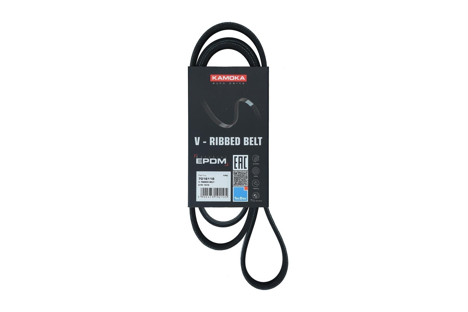 KAMOKA Serpentine belt Article number: 7016118 cheaply