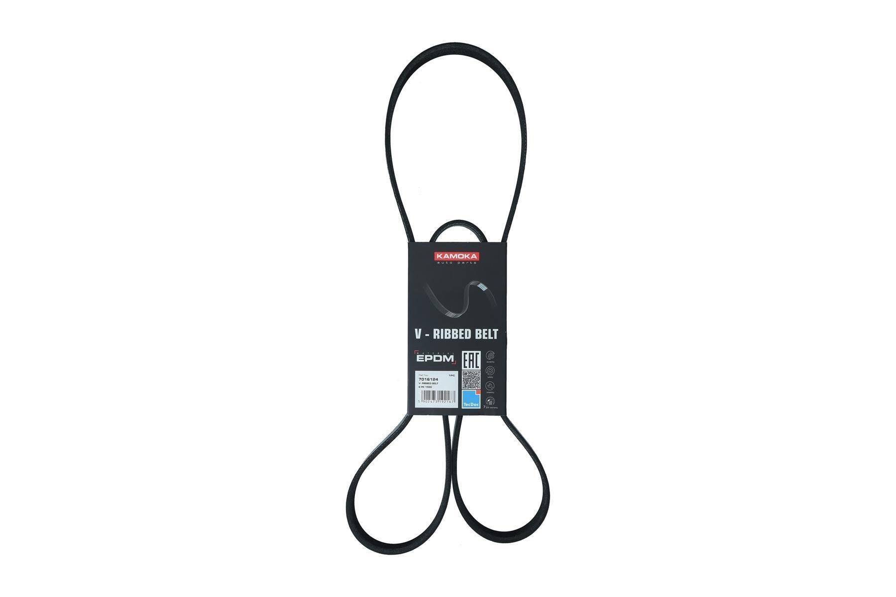 KAMOKA Serpentine belt Article number: 7016124 cheaply