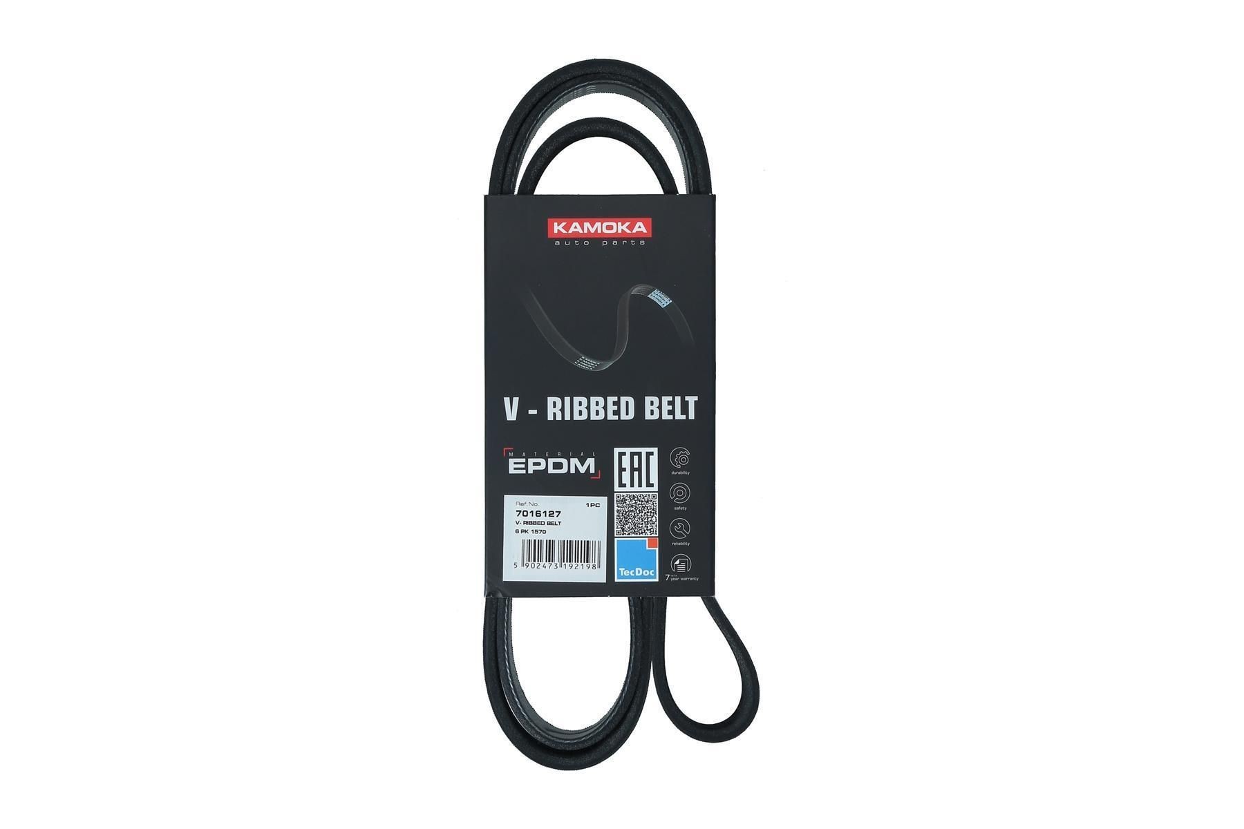 KAMOKA Serpentine belt Article number: 7016127 cheaply