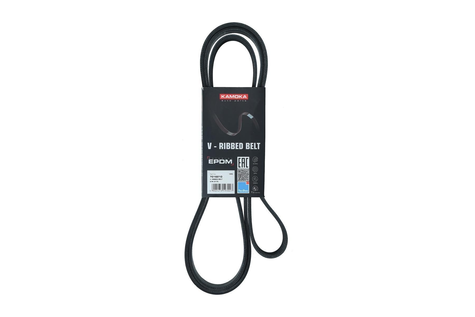 KAMOKA Serpentine belt Article number: 7016137 cheaply
