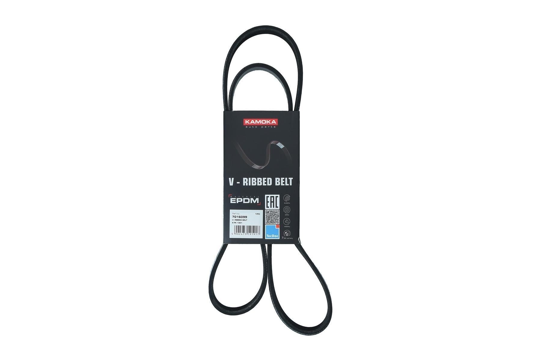 KAMOKA Serpentine belt Article number: 7016138 cheaply