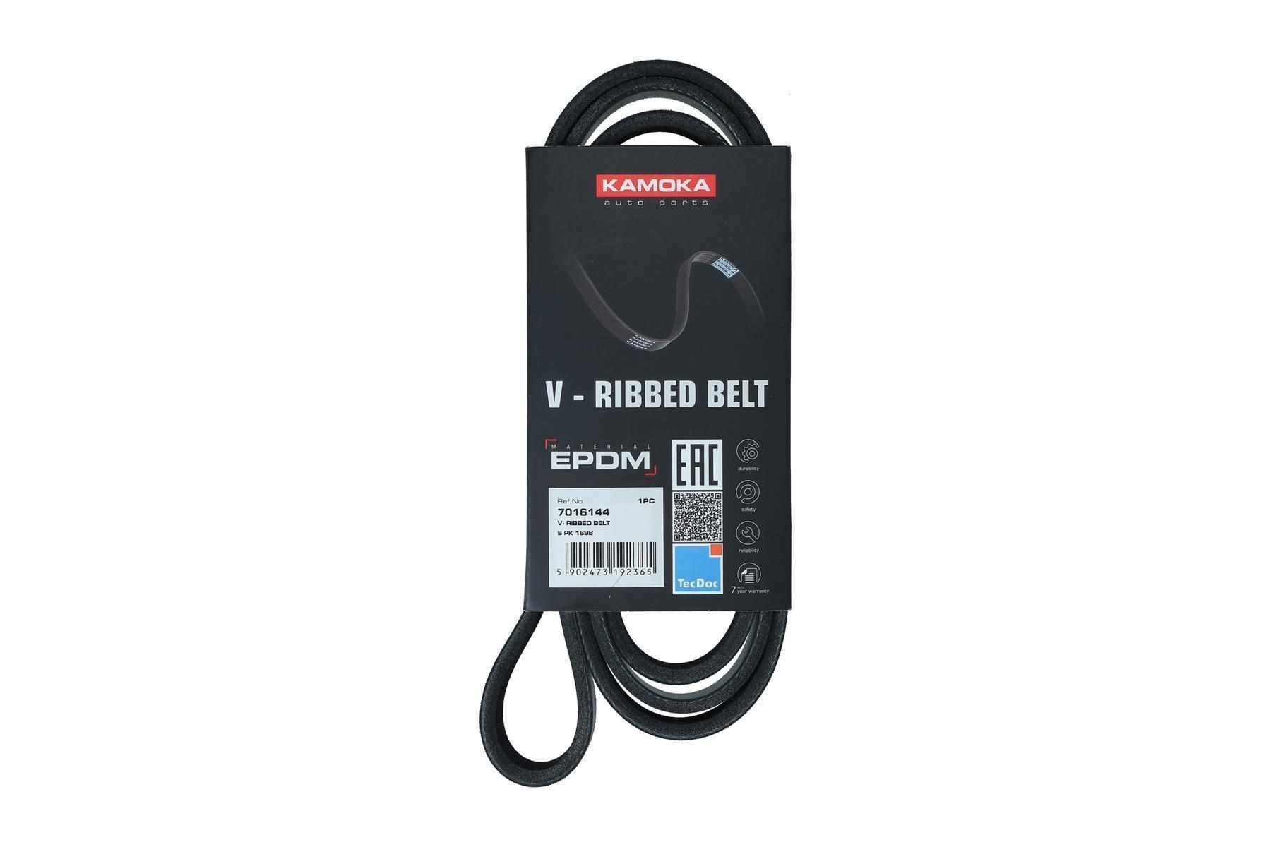 KAMOKA Serpentine belt Article number: 7016144 cheaply