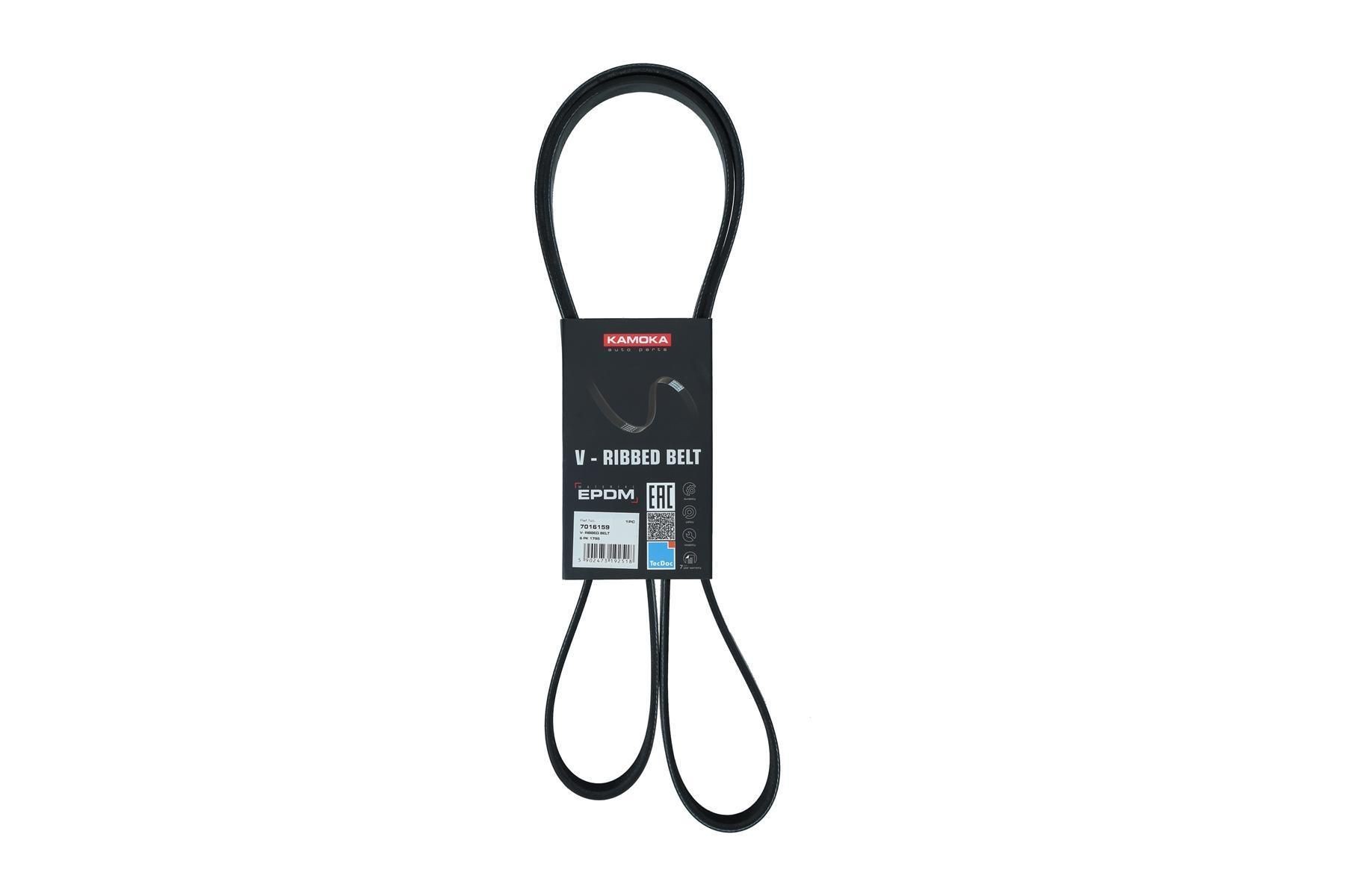 KAMOKA Serpentine belt Article number: 7016159 cheaply