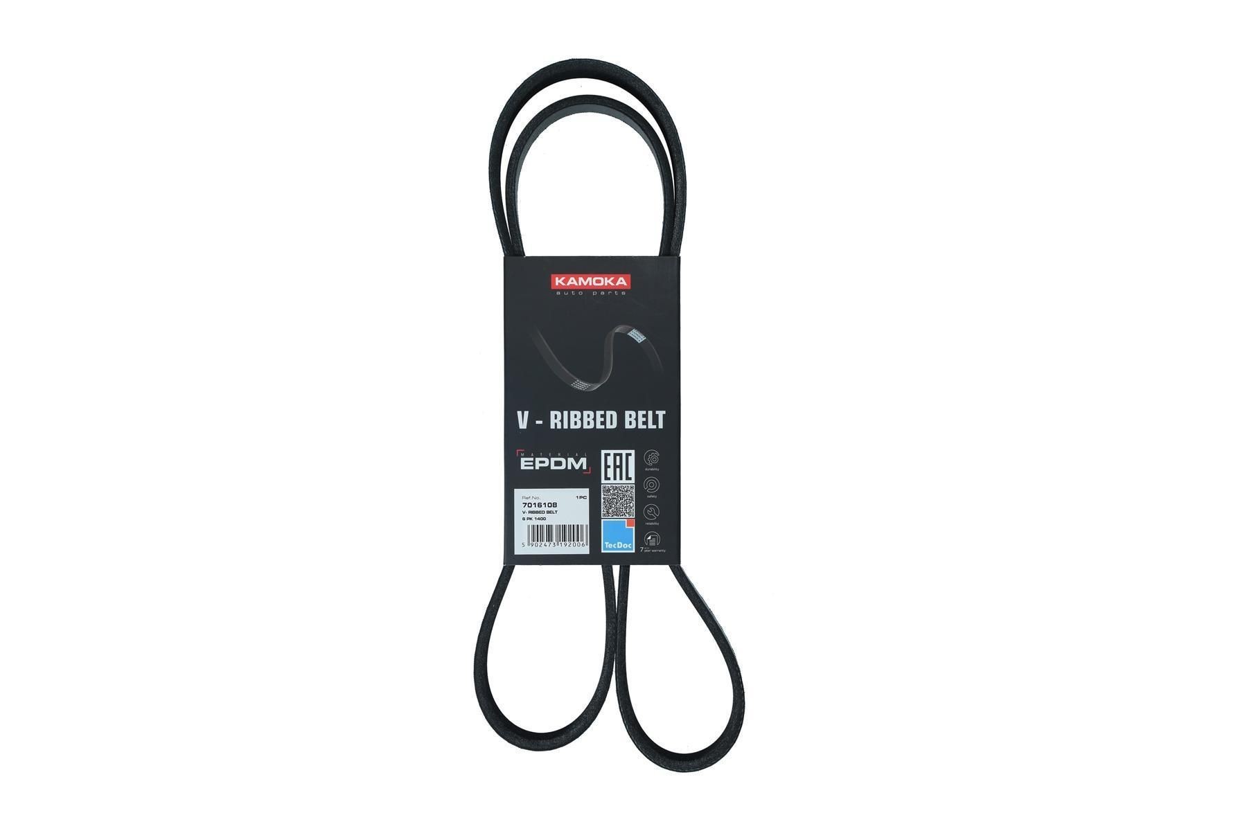 KAMOKA Serpentine belt Article number: 7016181 cheaply
