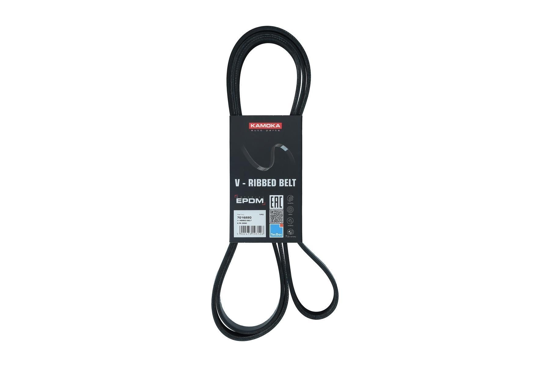 KAMOKA Serpentine belt Article number: 7016220 cheaply