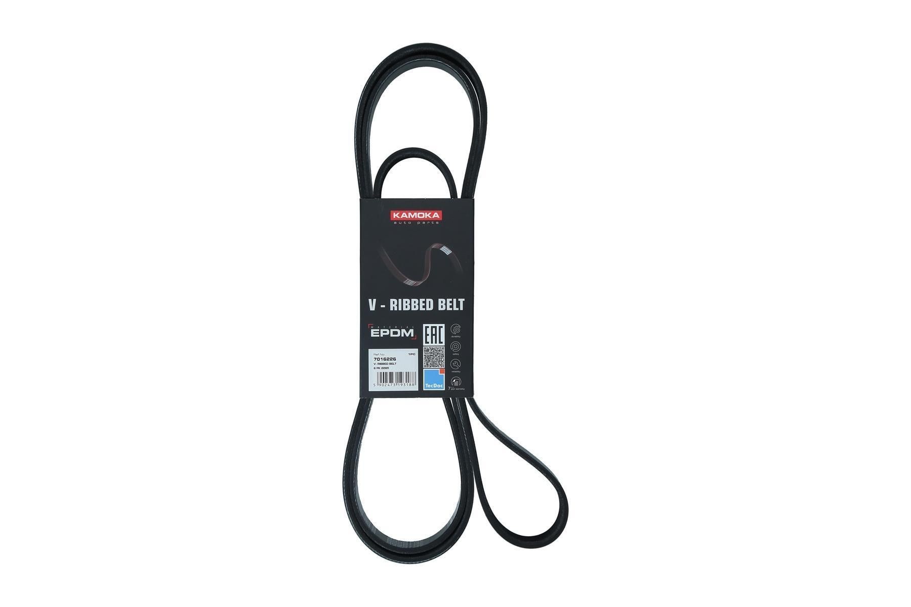 KAMOKA Serpentine belt Article number: 7016226 cheaply