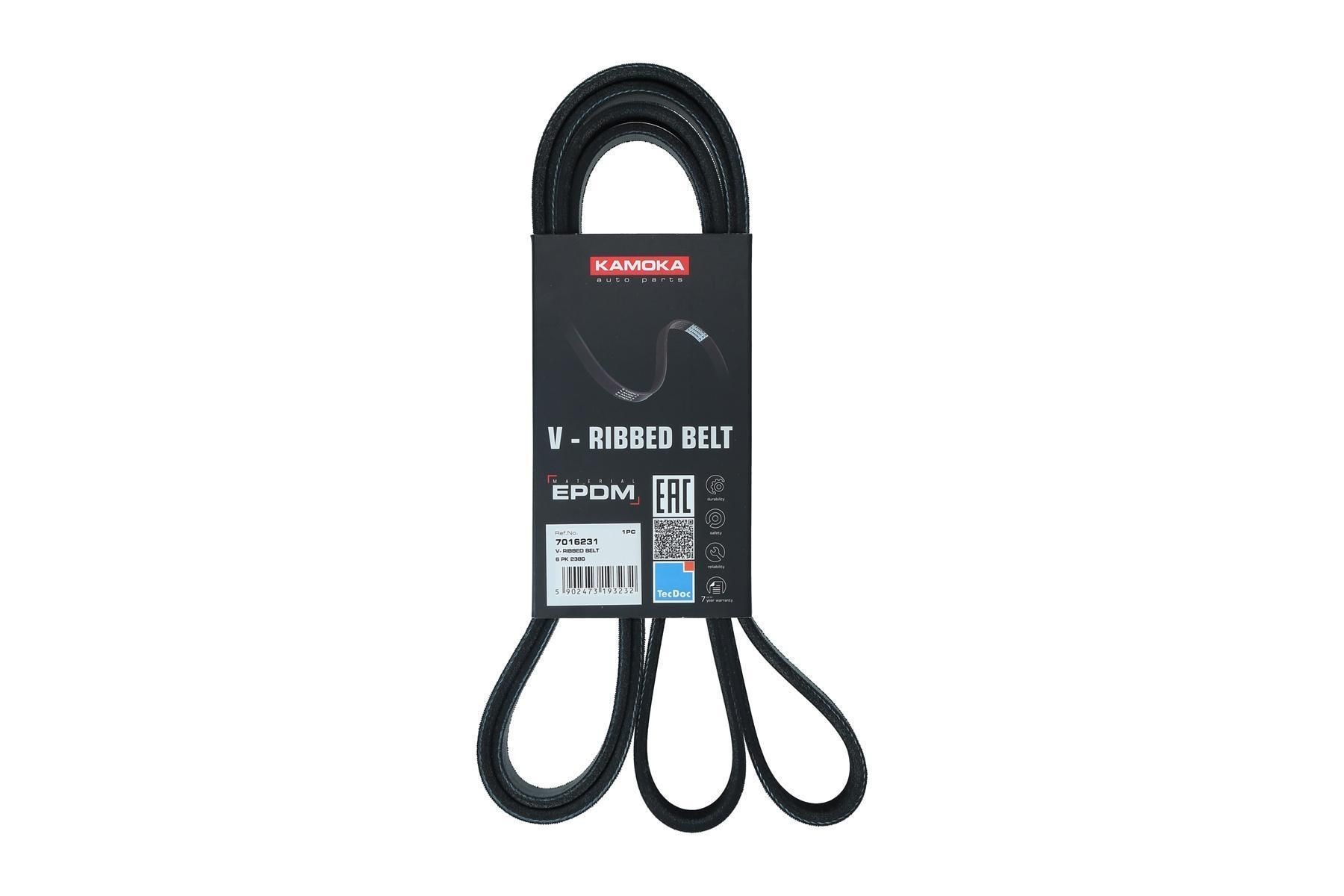 KAMOKA Serpentine belt Article number: 7016231 cheaply