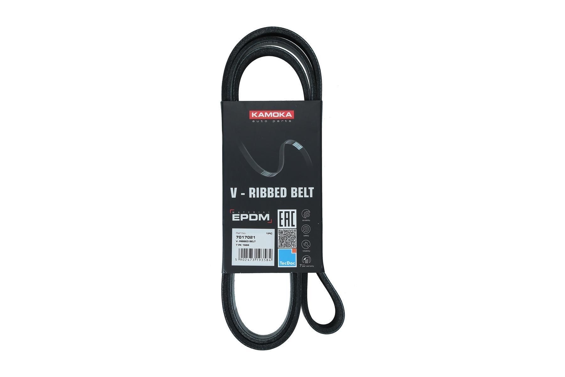 KAMOKA Serpentine belt Article number: 7017021 cheaply