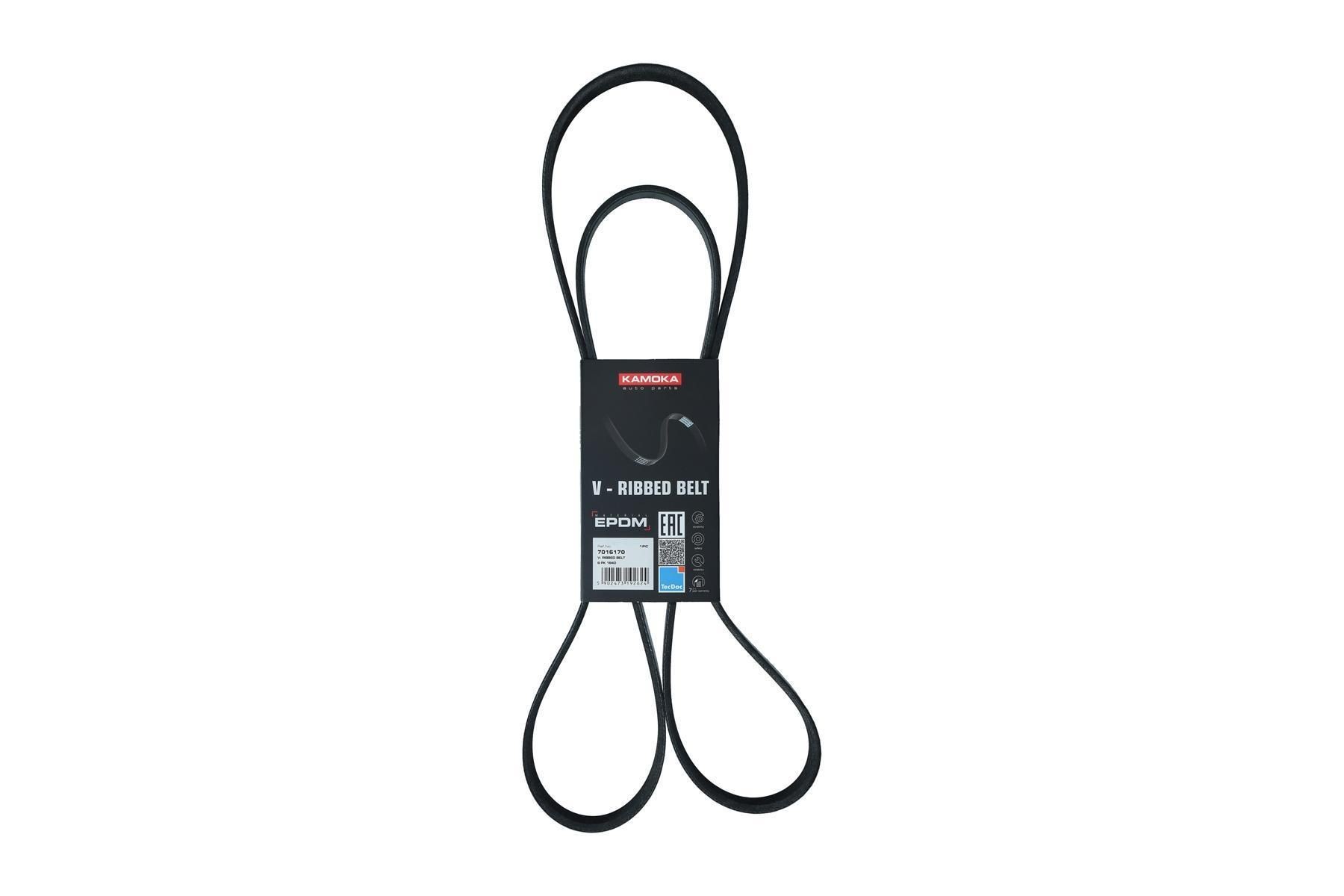 KAMOKA Serpentine belt Article number: 7017022 cheaply