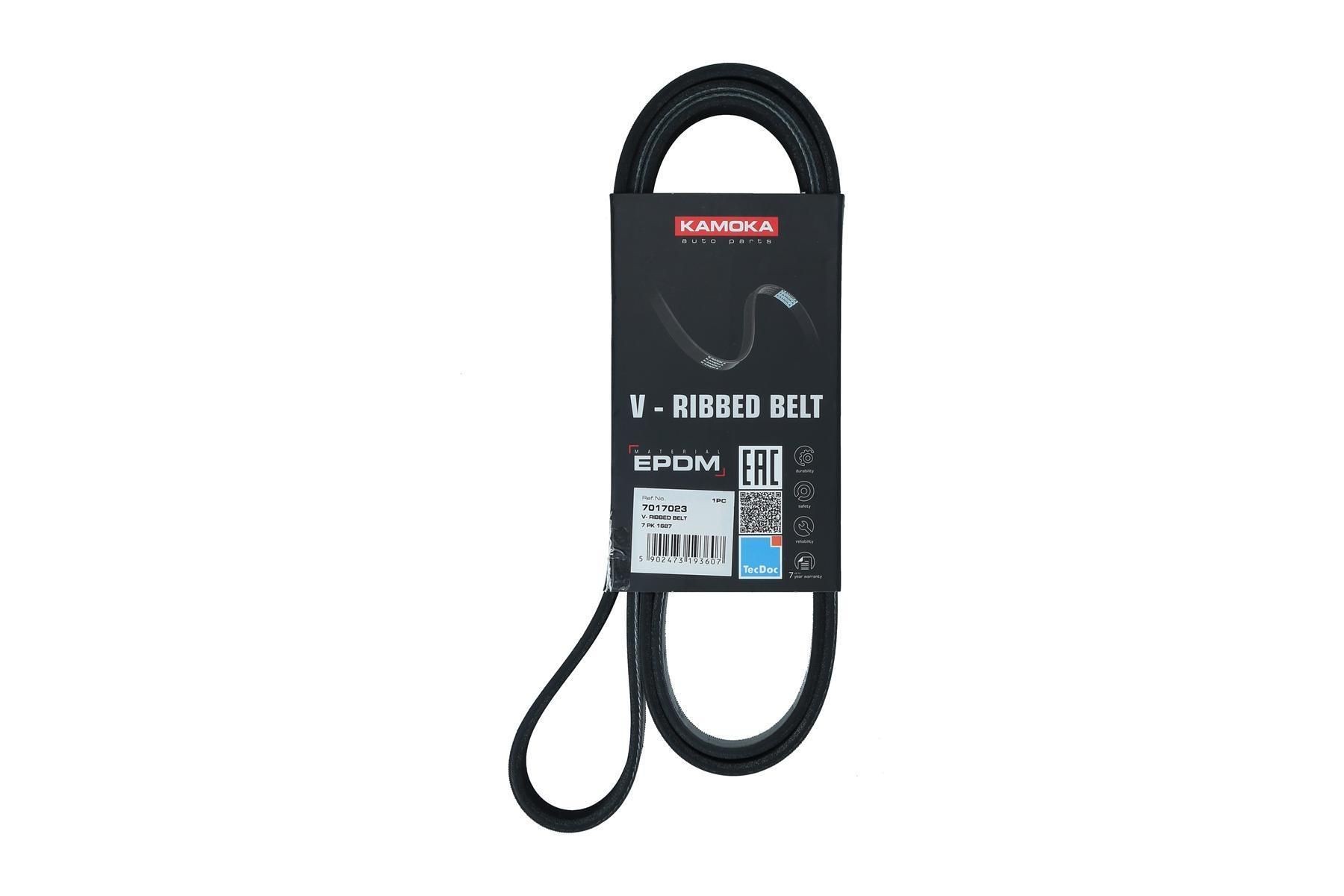 KAMOKA Serpentine belt Article number: 7017023 cheaply