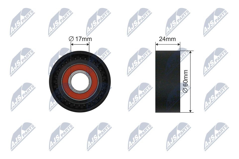 NTY Tensioner pulley Article number: RNK-VW-038 cheaply
