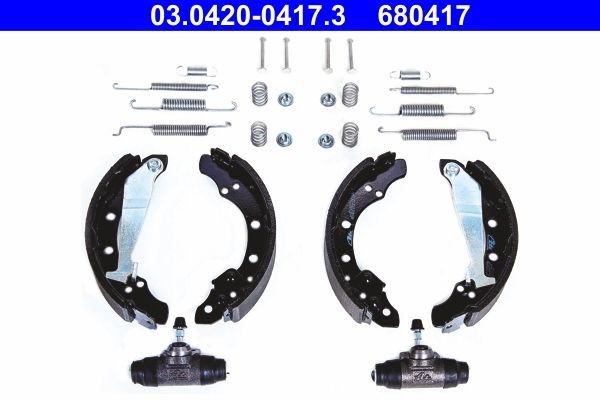 ATE Brake Shoe Set Original Kit Article number: 03.0420-0417.3 cheaply