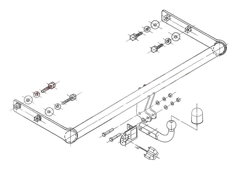 STEINHOF Trailer Hitch Article number: F-234 cheaply