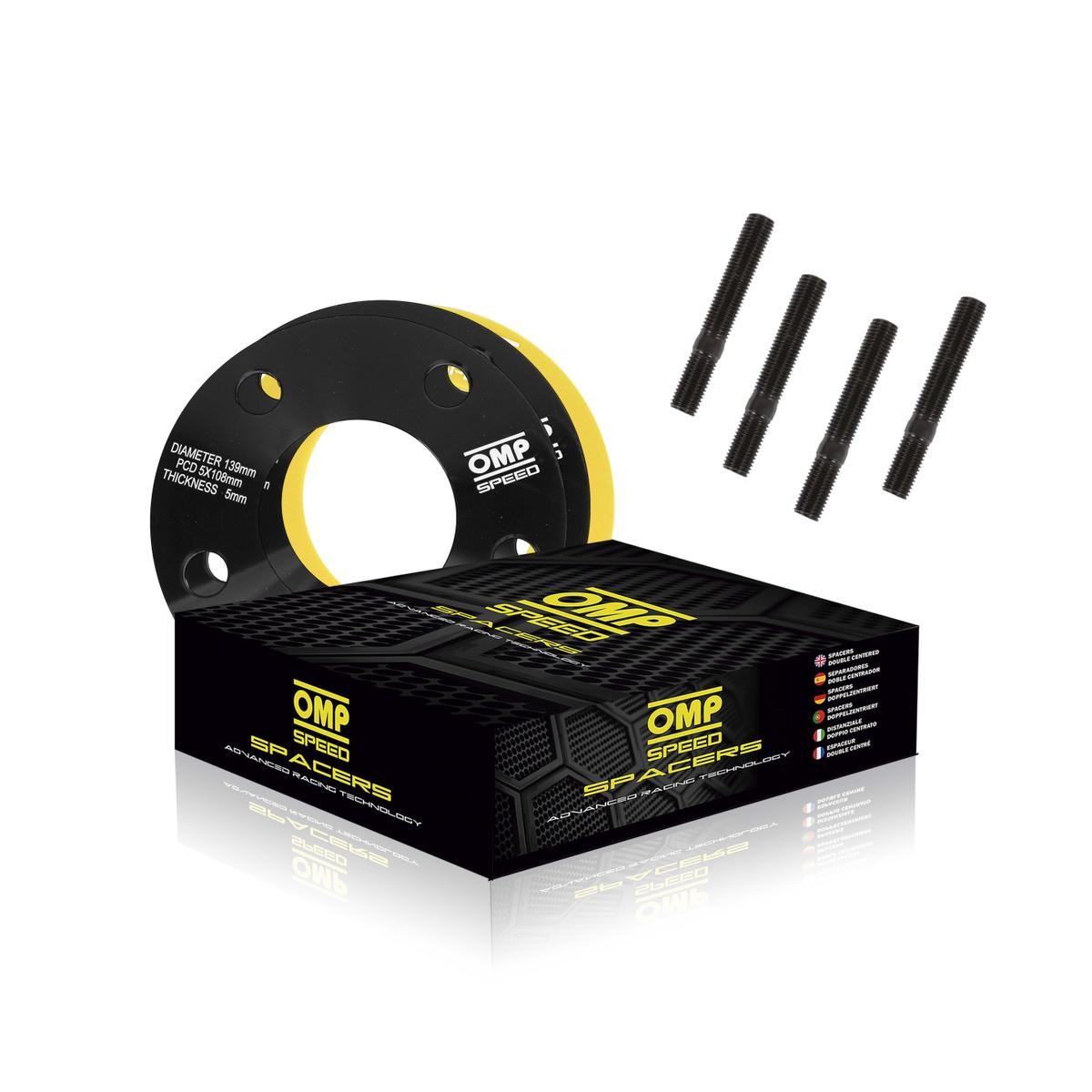 OMP OMPS08540501 Wheel spacer S-TYPE 4.2 R V8 396 PS Petrol 2008