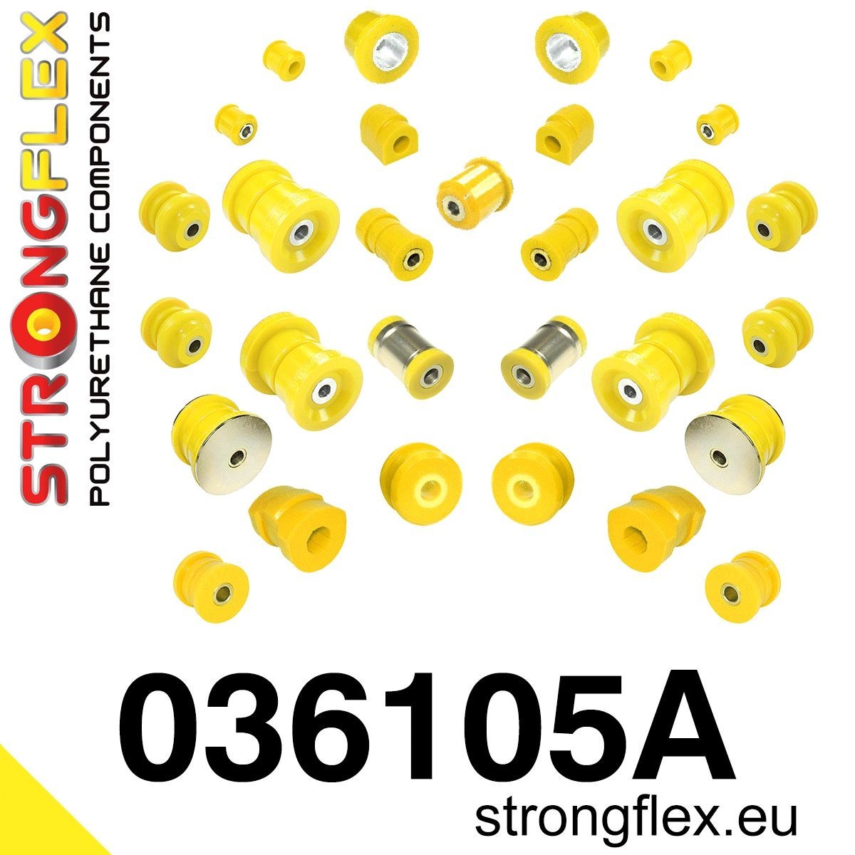 StrongFlex Trailing arm / Suspension arm bush Article number: 036105A cheaply