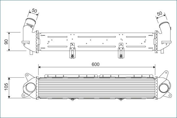 VALEO Intercooler Article number: 822928 cheaply