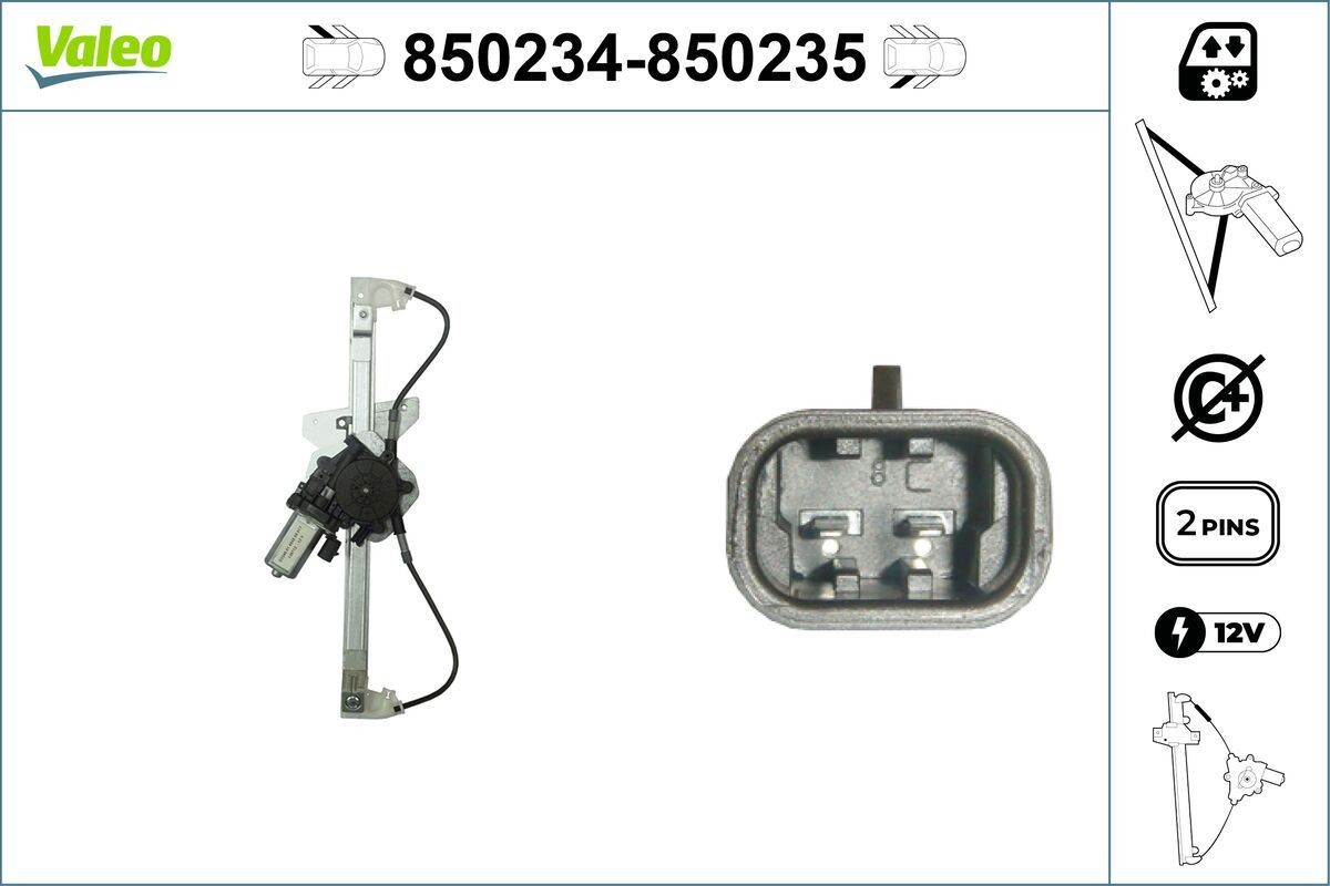 VALEO Rudehejs Varenummer: 850234 billige