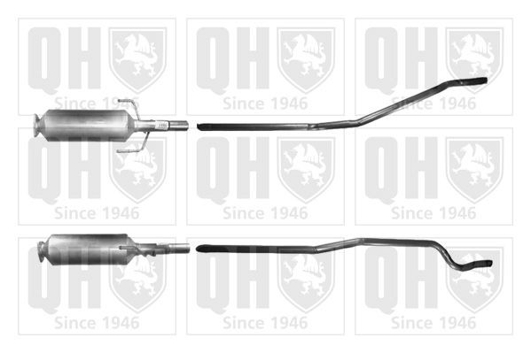 QUINTON HAZELL Partikelfilter Varenummer: QDPF11019 billige