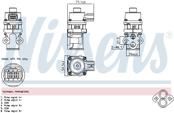 NISSENS EGR-klapp Artikli number: 98368 soodsalt