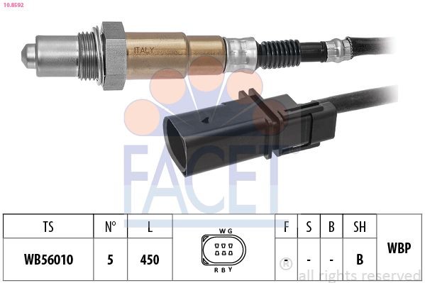FACET Lambda sensor Article number: 10.8592 cheaply