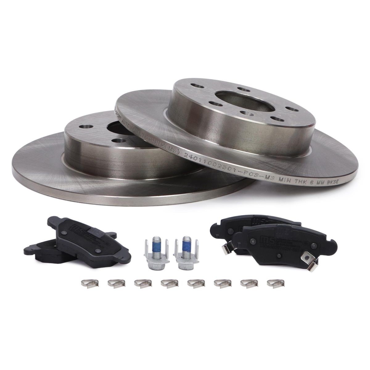 MASTER-SPORT Brake discs and pads set Article number: 201002501 cheaply