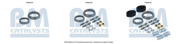 BM CATALYSTS Mounting Kit, catalytic converter Article number: FK92257 cheaply