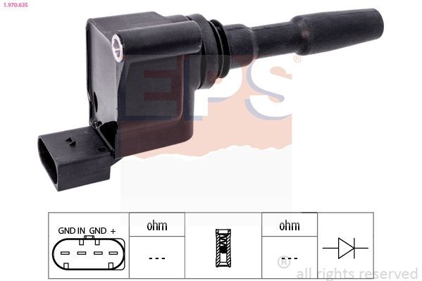 EPS Ignition coil Article number: 1.970.635 cheaply