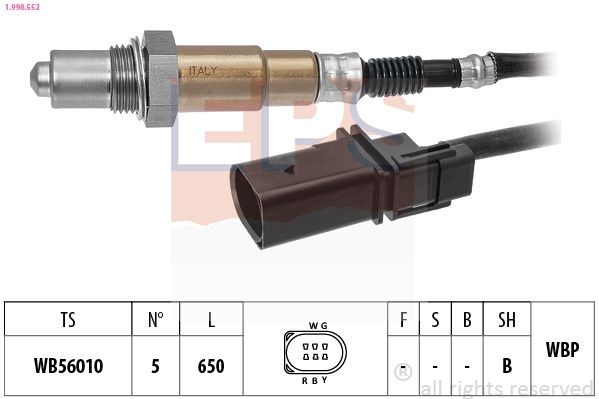 EPS Lambda sensor Article number: 1.998.552 cheaply