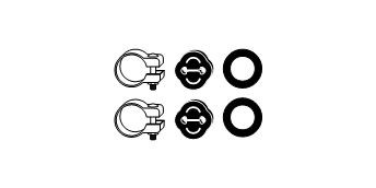 HJS Exhaust mounting kit Article number: 82 11 2032 cheaply