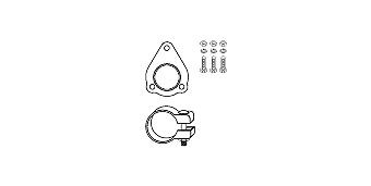 HJS Mounting Kit, catalytic converter Article number: 82 11 3228 cheaply