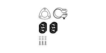 HJS Mounting Kit, catalytic converter Article number: 82 14 3300 cheaply