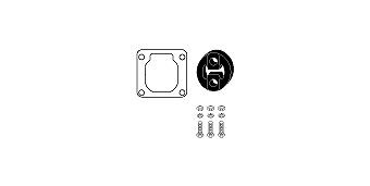 HJS Mounting Kit, catalytic converter Article number: 82 15 6588 cheaply