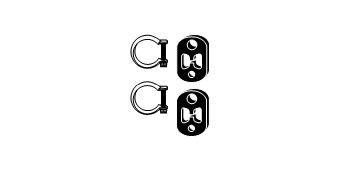 HJS Mounting Kit, catalytic converter Article number: 82 22 4483 cheaply