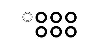 HJS Exhaust mounting kit Article number: 82 22 4813 cheaply