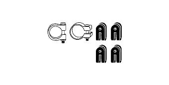 HJS Exhaust mounting kit Article number: 82 23 4312 cheaply