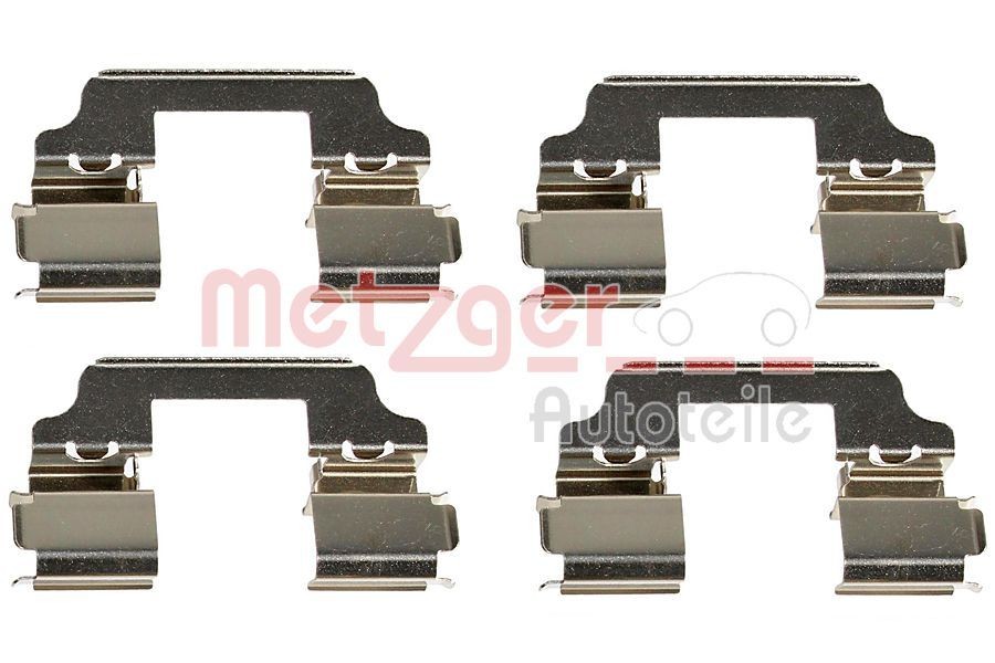 METZGER 109-0153 Σετ βοηθ. εξαρτημάτων, τακάκια φρένων i3 s Range Extender 0.65 184 PS Ηλεκτρικό