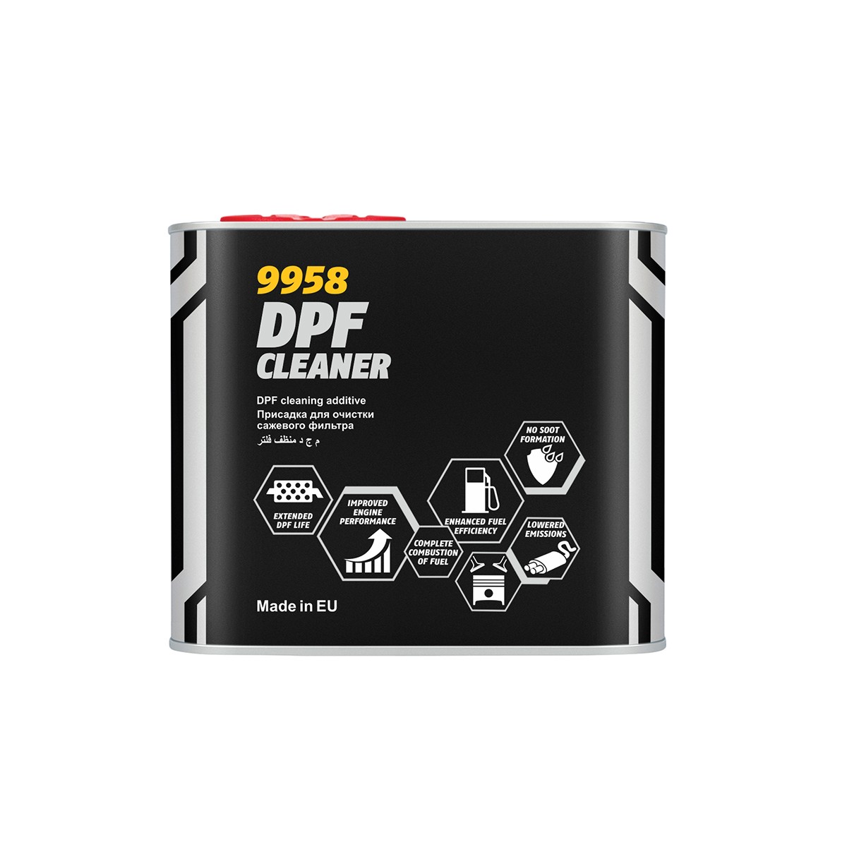 MANNOL MN9958-04ME Soot / Particulate Filter Cleaning 2.8 - 5.3 Double Six / Vanden 5.3 253 PS Petrol 1993